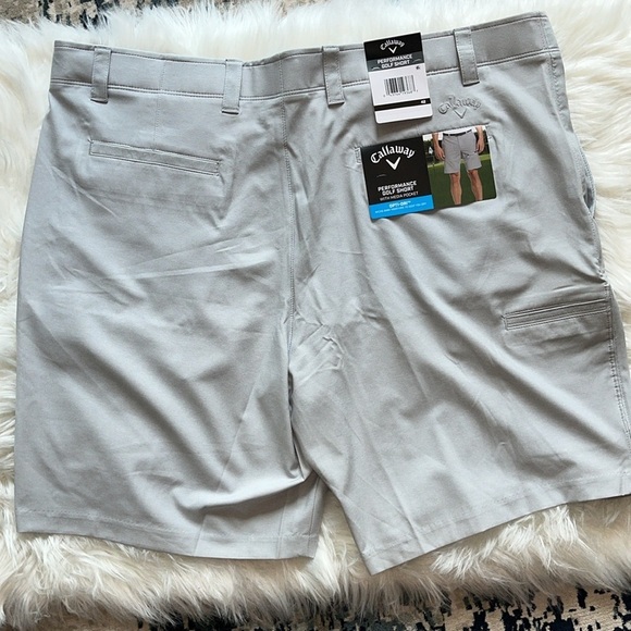 🆕 Callaway Performance Golf Short with Media Pocket Gray Size 42 - Picture 10 of 10